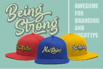 Being Strong - Layered Font