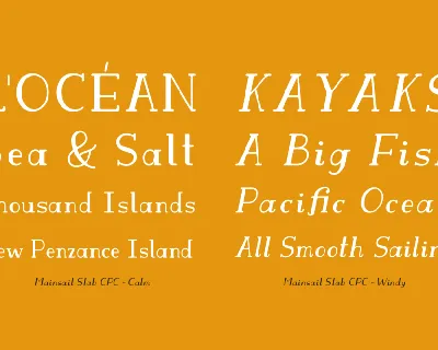 Mainsail CPC font