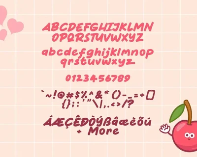 Cherry Days font