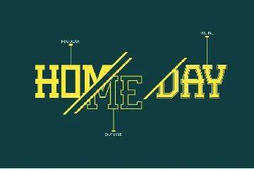 Away Day - Sport Font Family