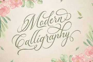 Madelican Calligraphy font