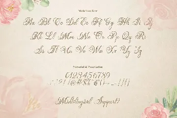 Madelican Calligraphy font
