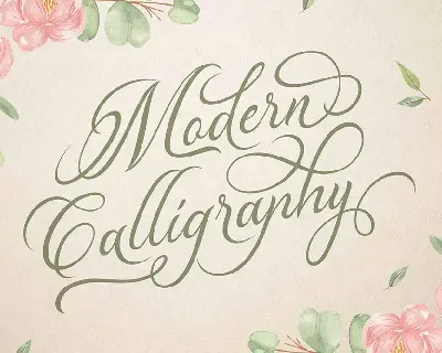 Madelican Calligraphy font