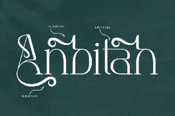 Anbitah font