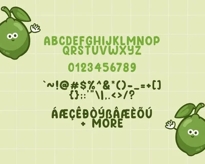 Lime Days font