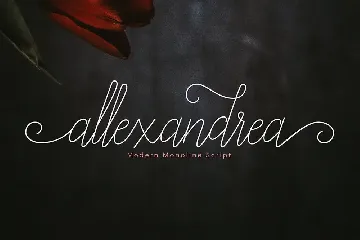 Allexandrea Script font