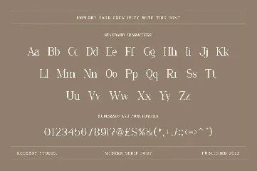 Coherence - Fashion Font