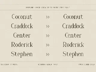 Coherence - Fashion Font