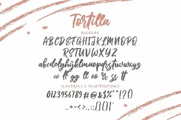 Tortilla - Handwritten Font