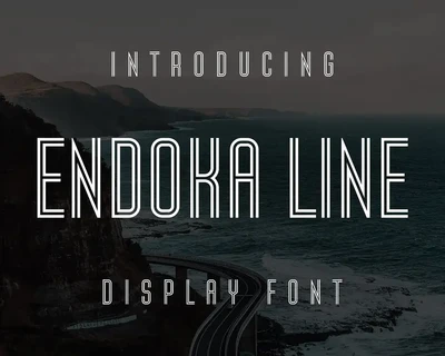 Endoka Line font