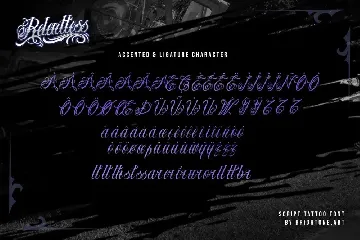 Relentless - Tattoo Script font