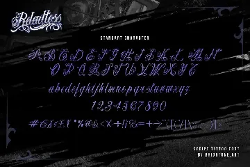 Relentless - Tattoo Script font