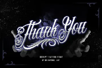 Relentless - Tattoo Script font