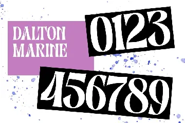 Dalton Marine font