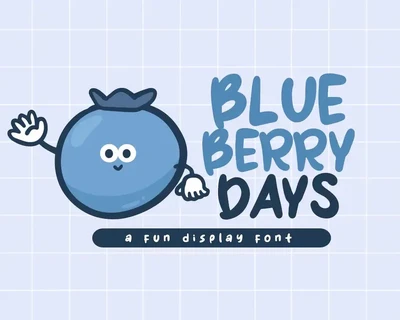 Blueberry Days font