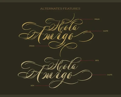 Margoline - script font
