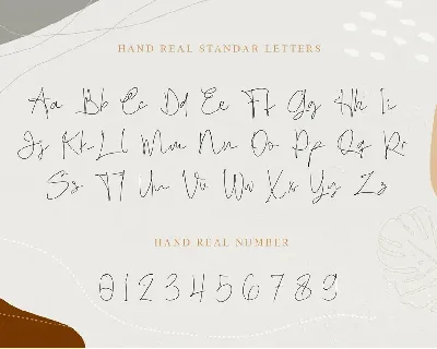 Hand Real font