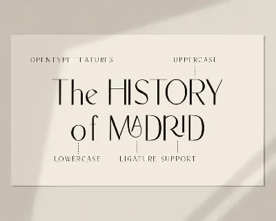 Histories - Business Font