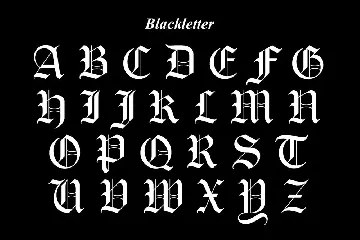 Grave Springs | Modern Blackletter font