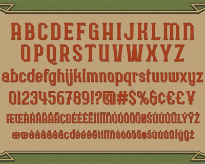 BENHARD DISPLAY font