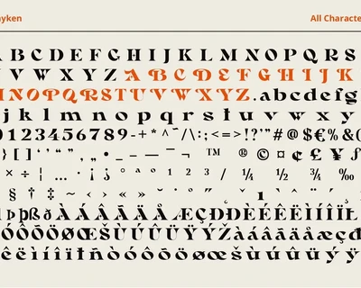 Rayken - Stylish Serif Font