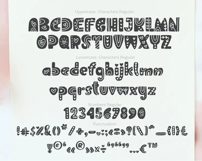 Love Is Spring Hand Drawn Font