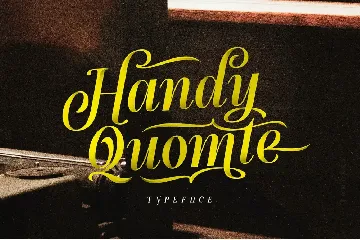 Handy Quomte font