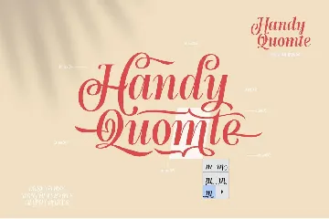 Handy Quomte font