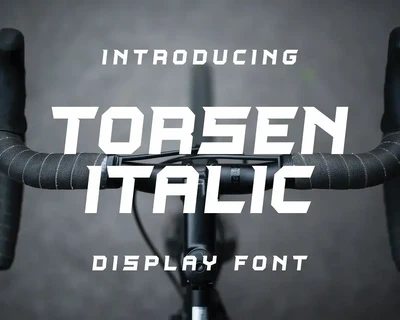 Torsen Italic font