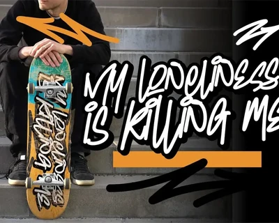 Demon Say Hi - Rebel Graffiti Typeface font