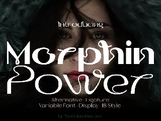 Morphin Power - Sans Display font