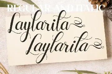 Laylarita Script font