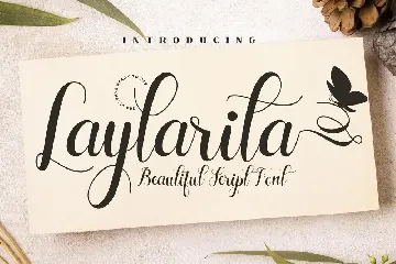 Laylarita Script font