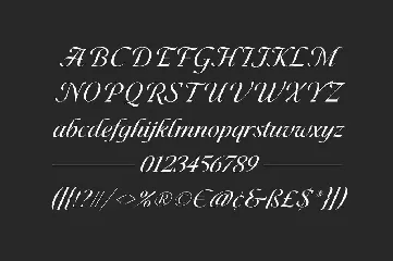 Calserif-Calligraphic Serif font