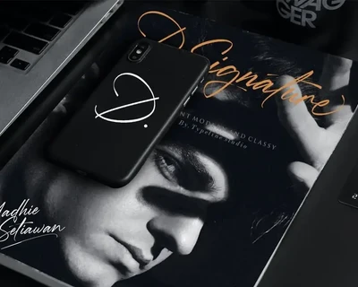 D.Signature font