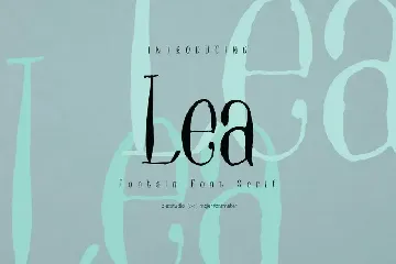 Lea - Serif Font