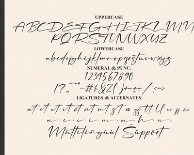 Rosterdam Signature Font