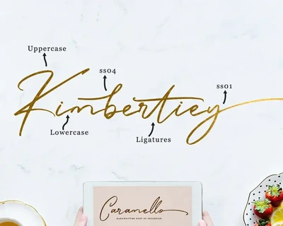 Caramello - Handwritting Script Font