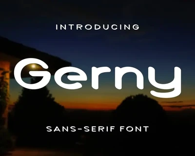 Gerny Font