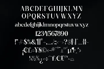 Galgine Modern Serif Typeface Font