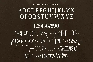 Muleno Slab Serif Font