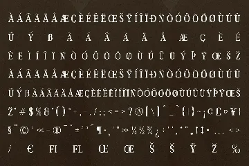 Muleno Slab Serif Font