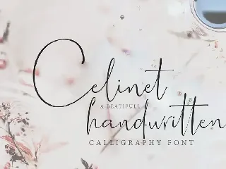 Celinet / Script Font