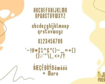 Juice Pineapple font