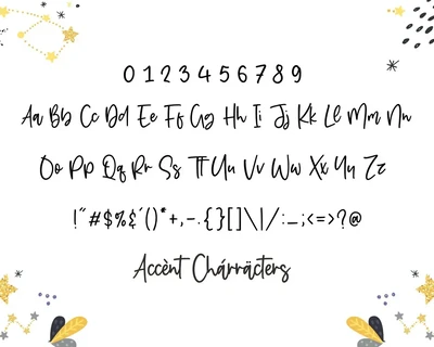 Starbeamer Handwritten Font