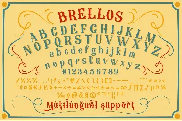 BRELLOS Typeface font