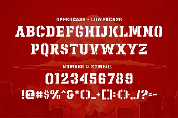 Sharpshooter - Stencil Army Font