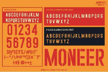 Moneer font