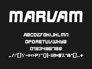 Marvam Fonts