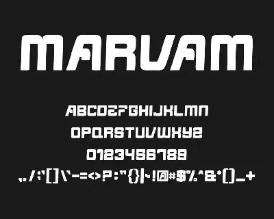 Marvam Fonts